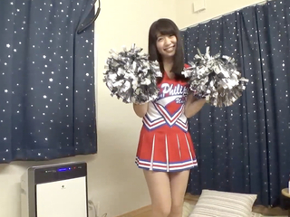 A Shy, Well done Cheerleader foreigner