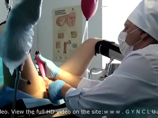 Nymph examined at a gynecologist's